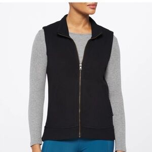 Soul & Sky Velour Fleece Vest - S